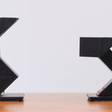 Zig-Zag Lampes de Table Designer Shui L. D. Chan en 1984, Hong-Kong