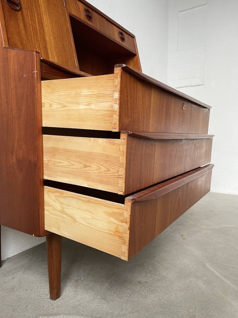 Danish teak secretary from the 60s