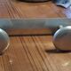 Set of 2 aluminium wall coat hooks