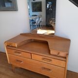 Compass foot dressing table from the 50s