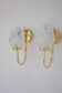 Vintage Scandinavian wall lights, 1980s, set of 2