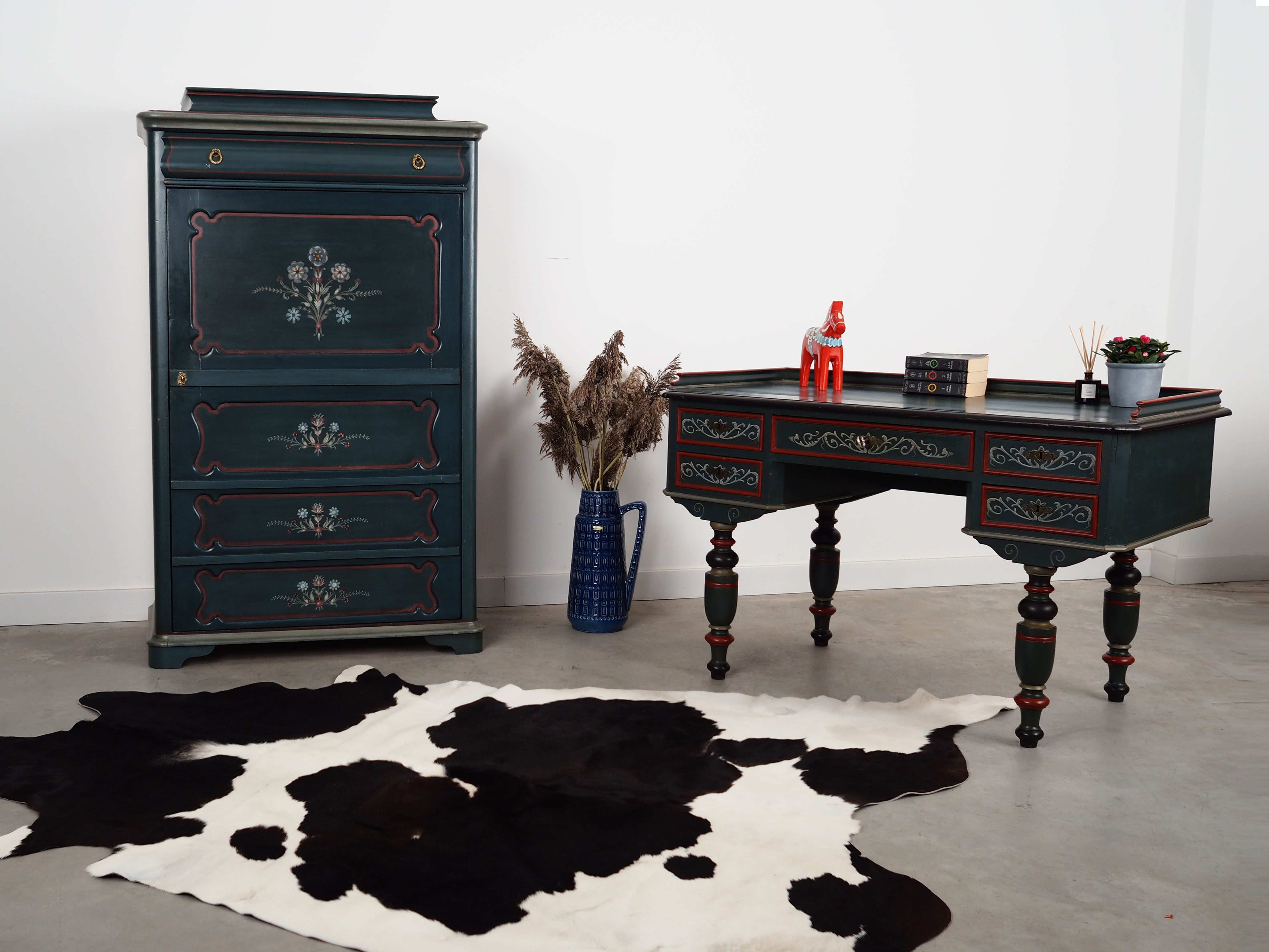 Pine laundry cabinet, Danish design, 1960s, production: Denmark