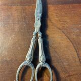 Pair of Antique Silver Grape Scissors