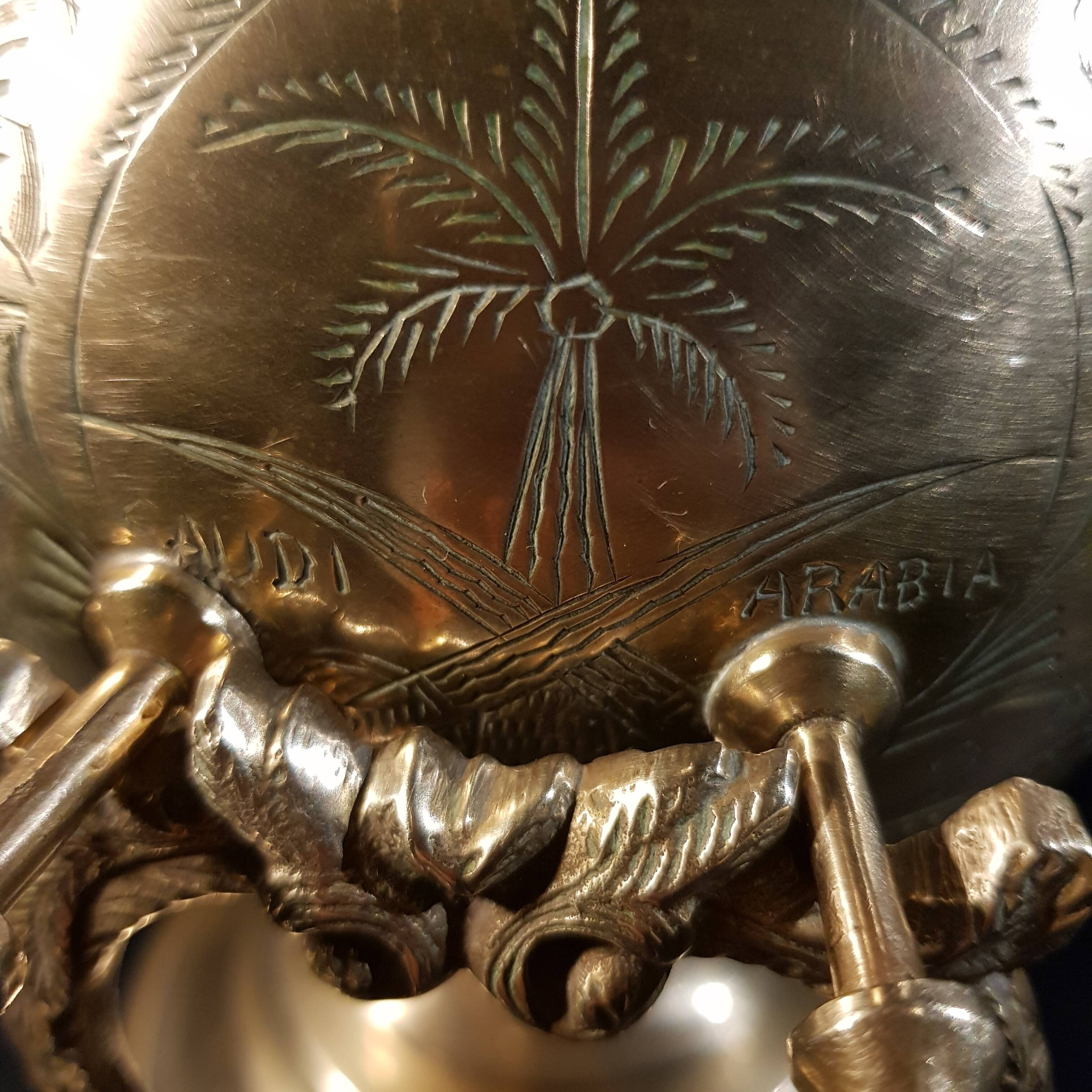 Oriental teapot on its support