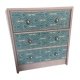 Wooden dresser three vintage drawers