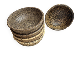 5 stoneware bowls