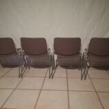 Set of 4 chairs by Giancarlo Piretti for Castelli