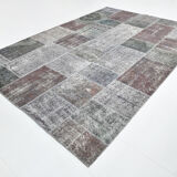 8x11 Handmade Wool Vintage Rug 354x251Cm