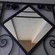 Wrought iron coat rack