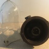 Bakelite courtyard or factory wall lamp with its glass
