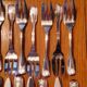 Silver metal housewife of the 50s shell model 76 pieces in its box