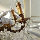 Bohemian crystal chandelier, 6 lights