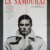 The Samurai Jean pierre melville Alain Delon original poster of 1967