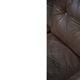 Vintage scandinavian oak & leather 2-seater Safari sofa, 1960s