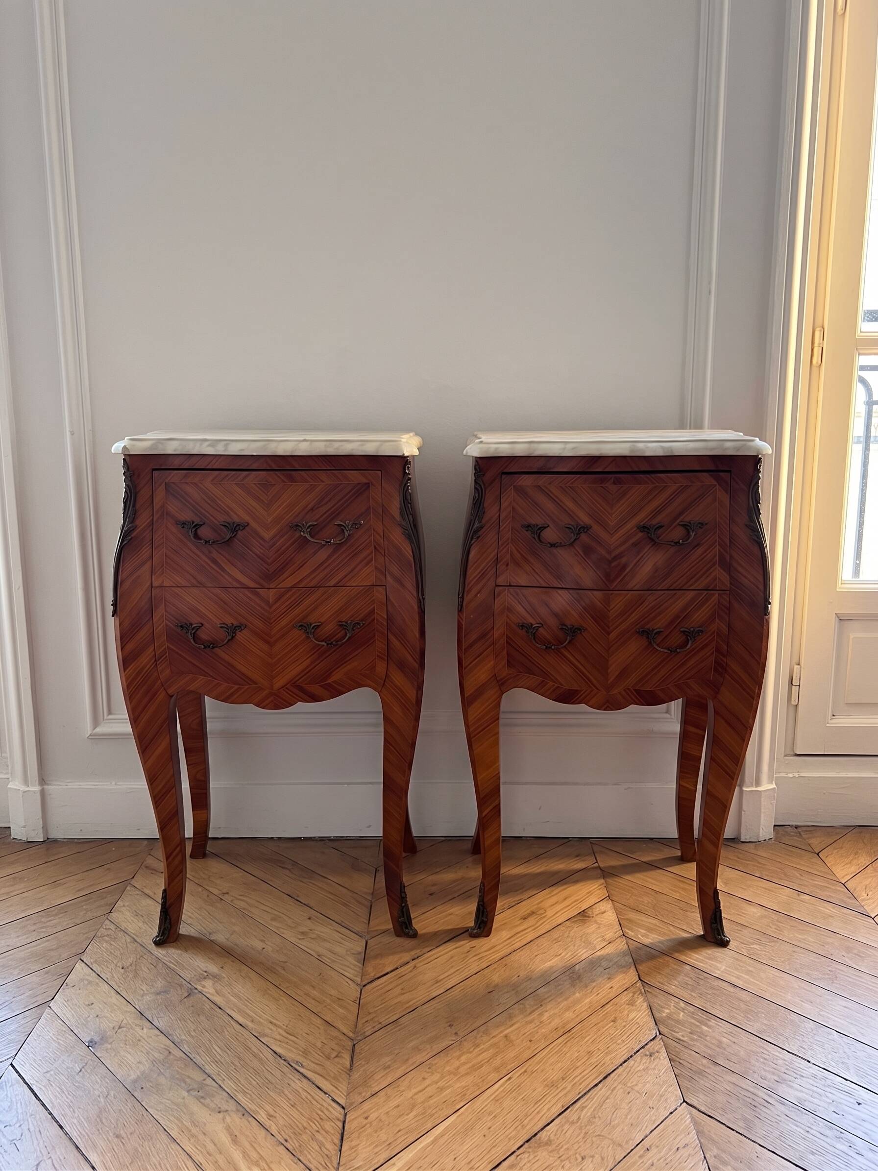 Louis XV Style Bedside Tables