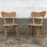 Series of 40 bistro chairs ́