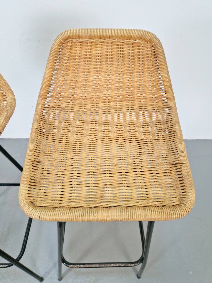 Bar Stools from Rohé Noordwolde, 1960, Set of 2