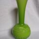 Vase verre opaline vert pomme