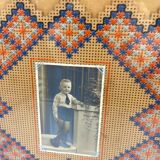 Photo frame with embroidery