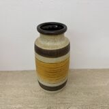 Set of 4 ceramic scheurich west Germany vases , 1970s