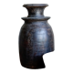Large wooden Himachal pot n°3 (with lid)