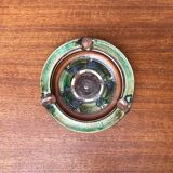 Studio pottery ashtray from mid-century German, 1960s.