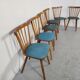6 vintage bar bistro chairs, 50s/60s