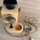 Rare Aldo Tura Lantern Table Lamp, Italy, circa 1950. Signed Tura, Model 907.