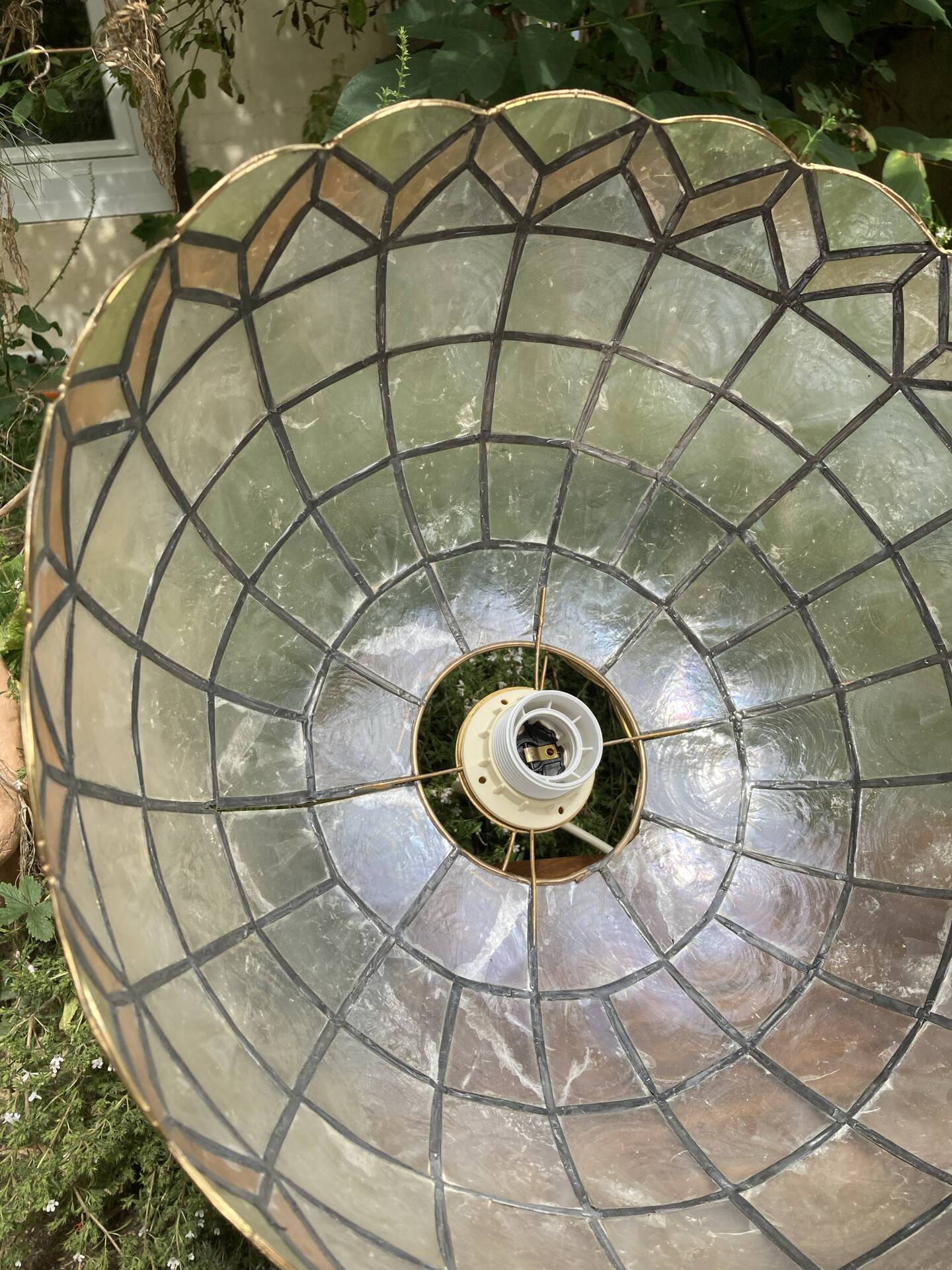 Suspension en nacre Art Nouveau