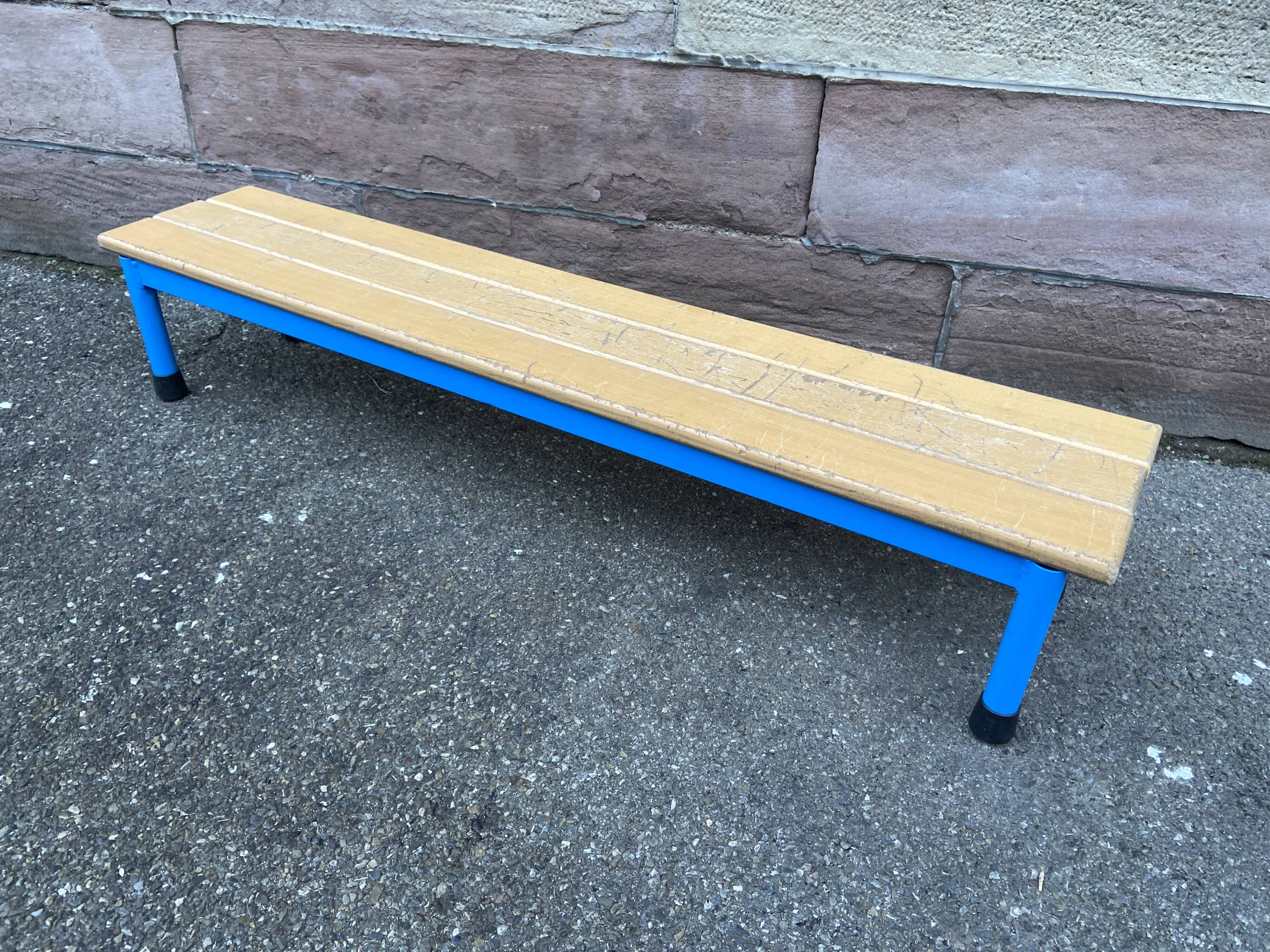 Industrial kindergarten bench Mullca 1980s