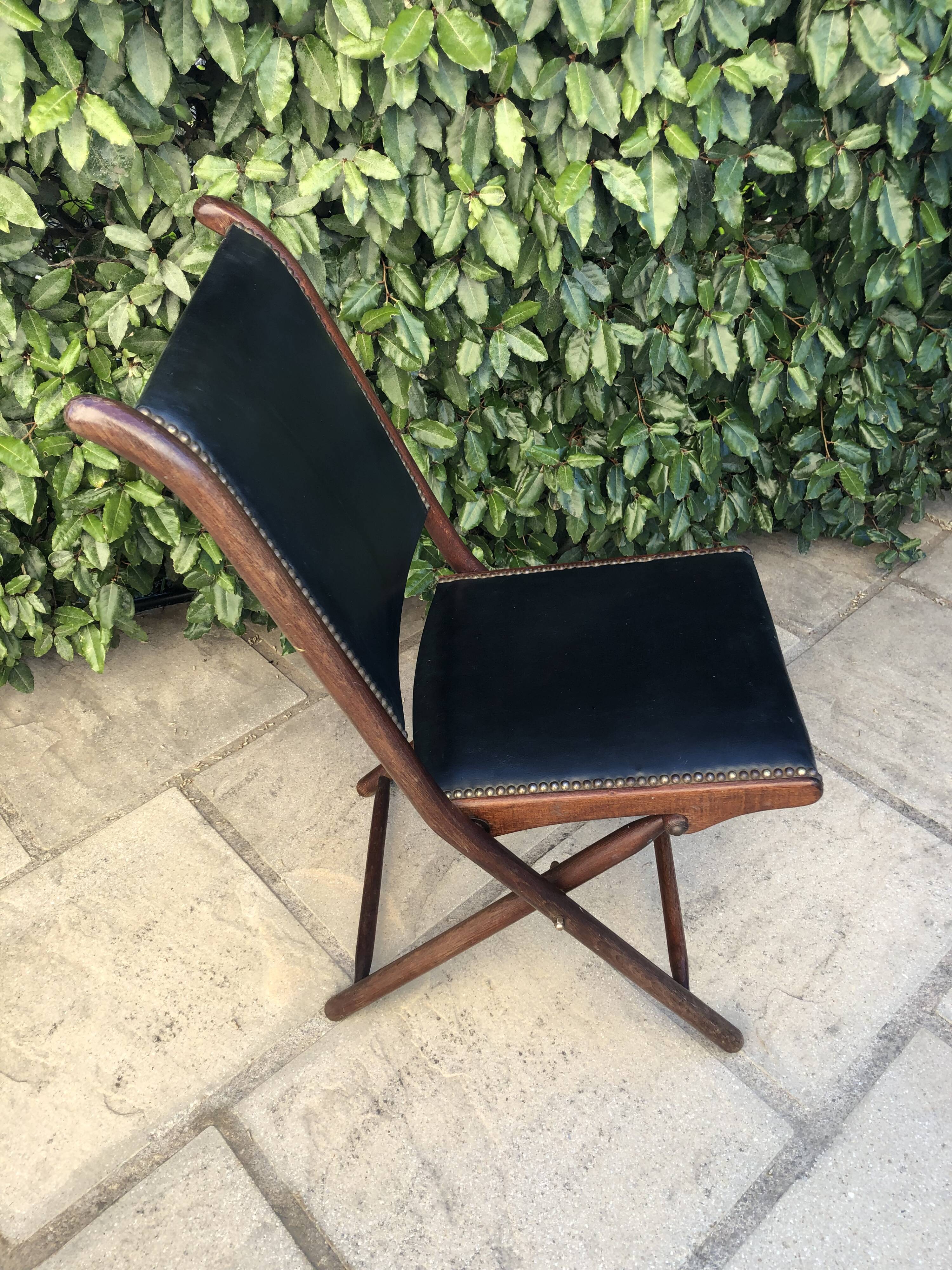 English folding chairs