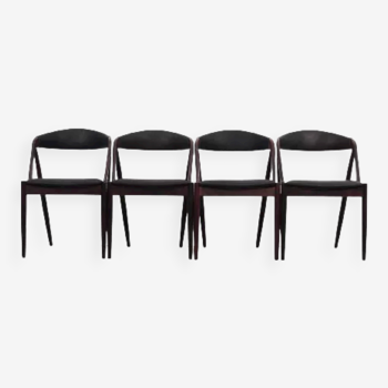 Set of four rosewood chairs, Danish design, 1970s, designer: Kai Kristiansen