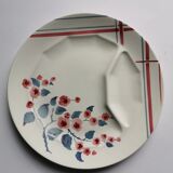 Ensemble de 6 assiettes Digoin Sarreguemines Cytise
