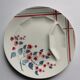Set of 6 plates Digoin Sarreguemines Cytise
