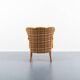Sculptural Scandinavian Modern armchair, 1950’s