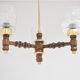 Mid-century Chandelier by Jilove u Decina,1970‘s