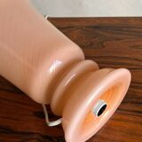 Nude milk glass table lamp | Sweden | 1960s