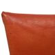 Gerard van der Berg Orange Leather Skirt Arm Chair 1980s