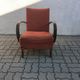 Jindrich Halabala h-410 lounge chair Up Závody 30s wood art deco