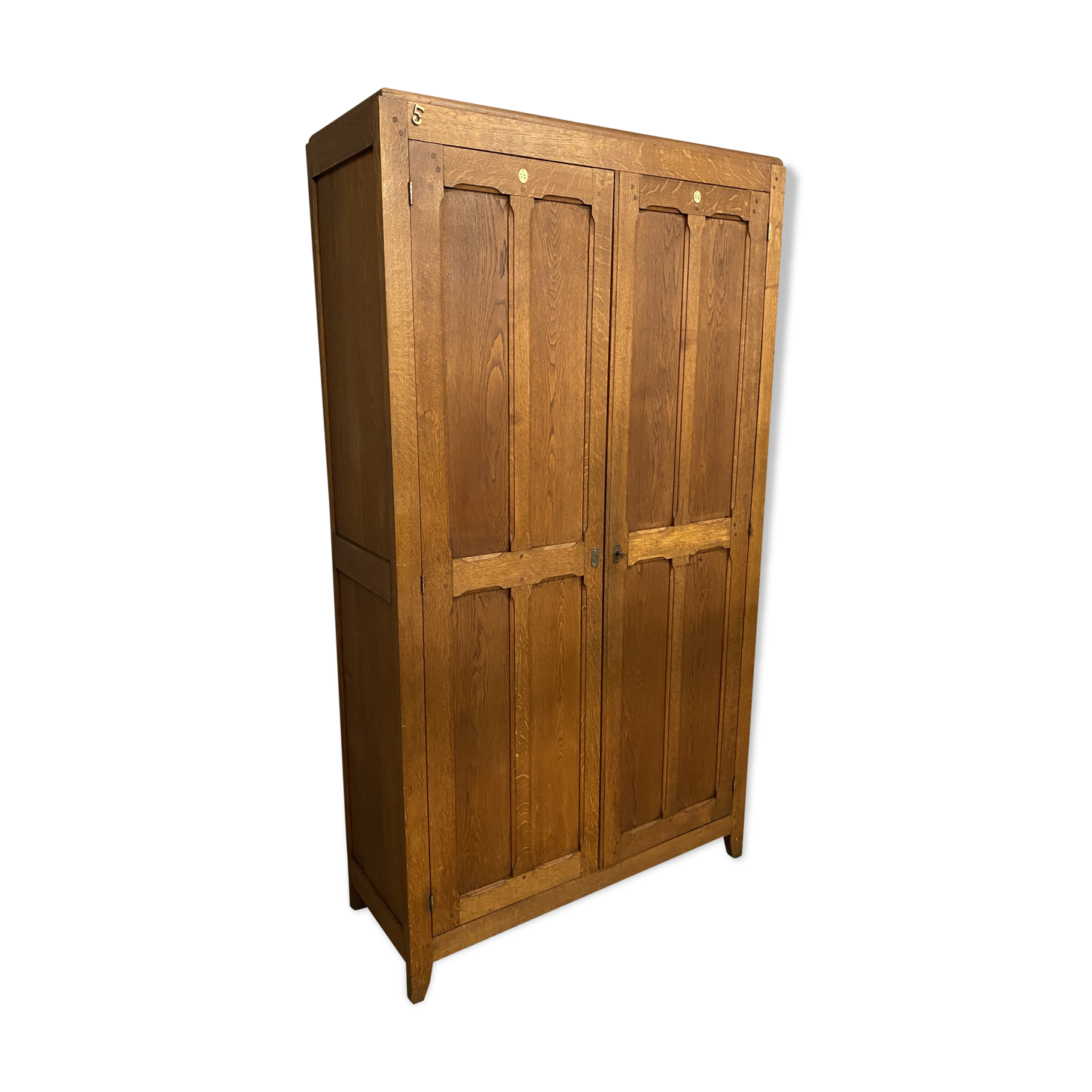 Parisian cabinet vintage solid oak