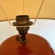 Lampe à poser en céramique rouge
