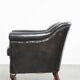 Fauteuil en cuir de vache noir