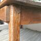 Coffee table in solid wood with a drawer