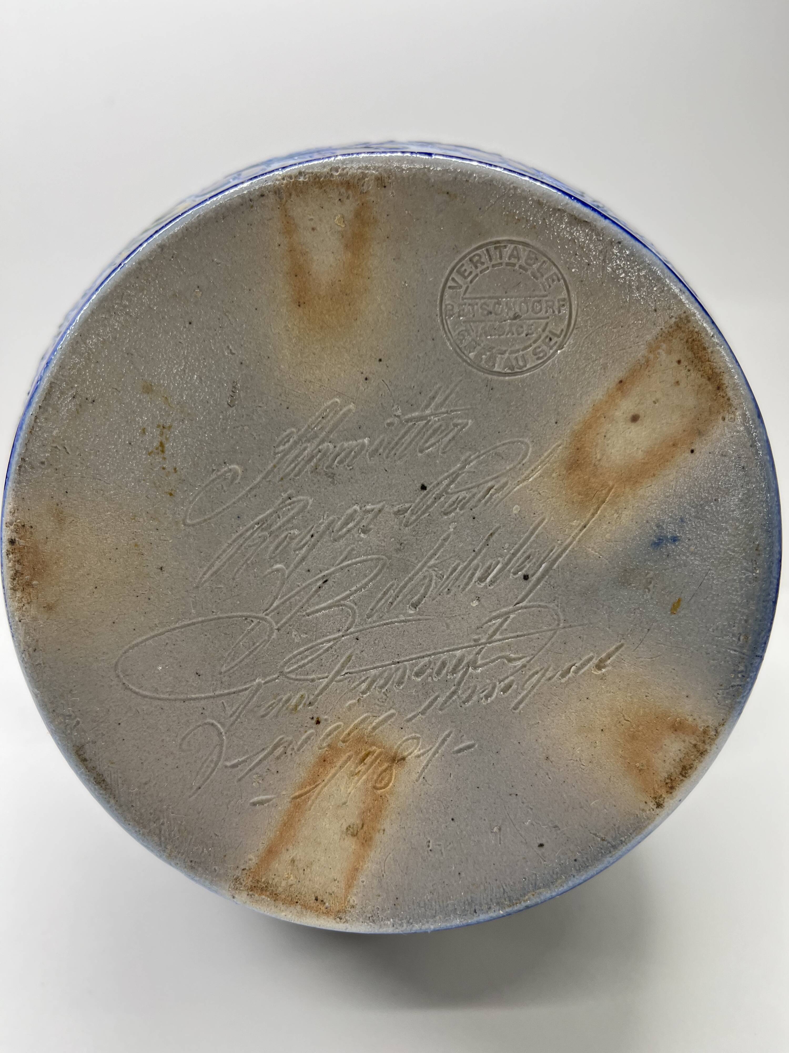 Salt stoneware vase – Roger Paul Schmitter, Betschdorf factory