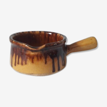 Glazed terracotta cup