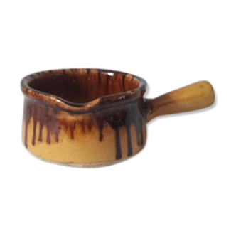 Glazed terracotta cup