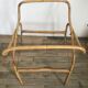 Vintage rattan cradle