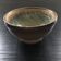 Stoneware bowl with flamed glaze