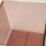 Table d'appoint, cube en plexiglas