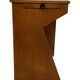 Art Deco desk, minimalist design in oak, unique 40s design, Netherlands.